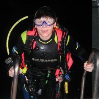 Swiming pool diver